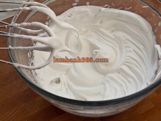 Cách làm bánh quy meringue socola bông nhẹ