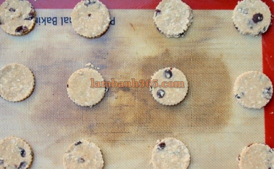 Cách làm bánh raisin shortbread yến mạch