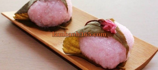 Cách làm bánh Sakura Mochi Nhật Bản kiểu Kansai