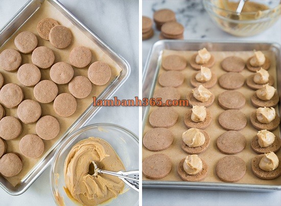 Cách làm bánh shortbread café nhân bơ lạc thơm ngậy