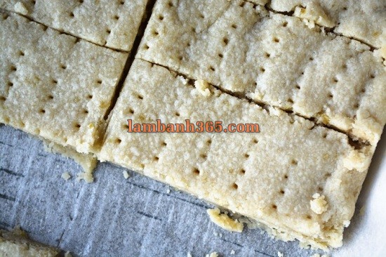 Cách làm bánh Shortbread chanh thơm phức