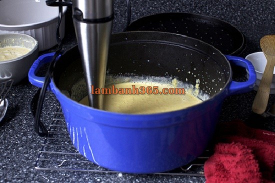 Cách làm bánh spoonbread ngô mềm mịn