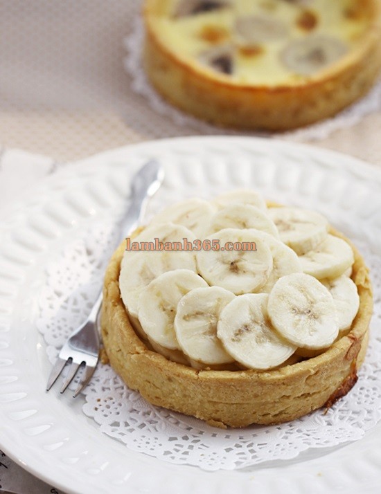 Cách làm Bánh tart chuối