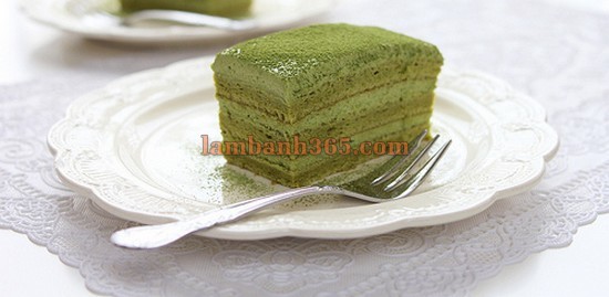 Cách làm bánh Tiramisu trà xanh cốt sponge