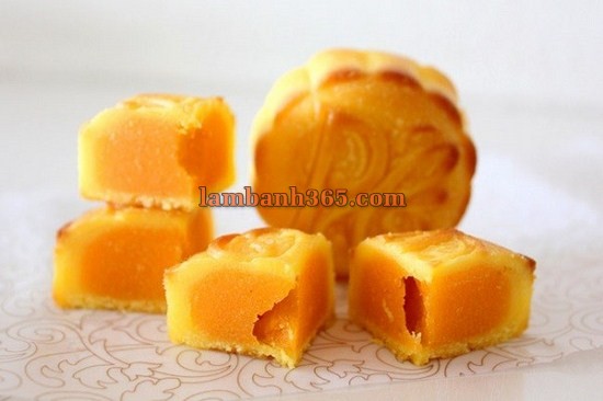 Cách làm bánh Trung thu nướng nhân custard