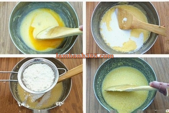 Cách làm bánh Trung thu nướng nhân custard