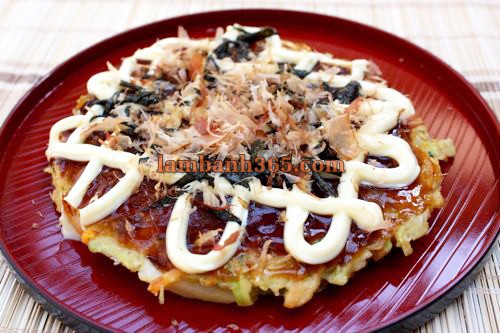 Cách làm bánh xèo Nhật Bản Okonomiyaki ngon khó chối từ