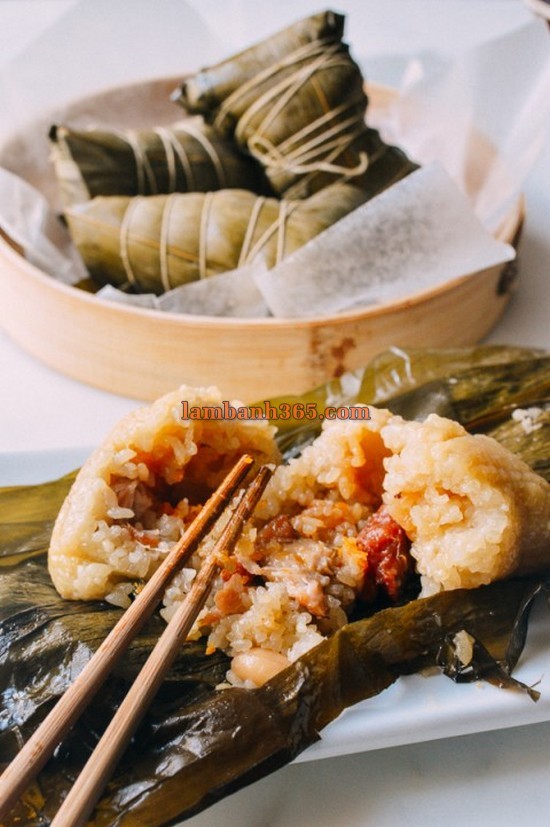 Cách làm bánh Zongzi lạ miệng