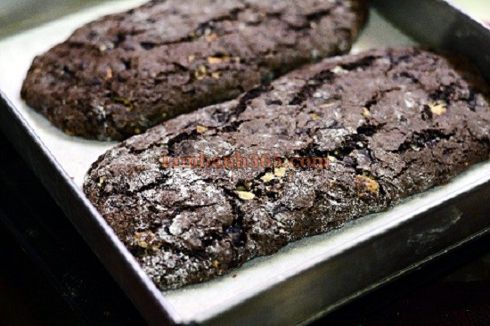 Cách làm Bánh chocolate biscotti ngon tuyệt cú mèo