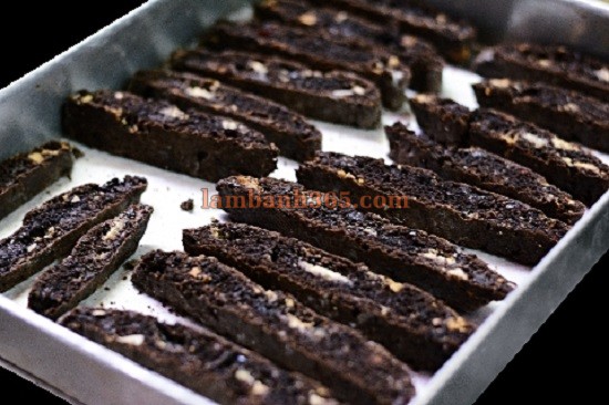 Cách làm Bánh chocolate biscotti ngon tuyệt cú mèo