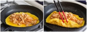 Cách làm omurice &#8211; cơm cuộn trứng kiểu Nhật