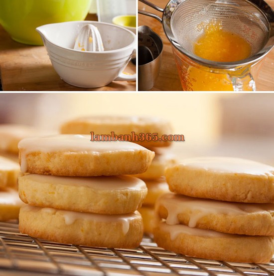 Mê mẩn với cookie vị cam chanh thơm ngào ngạt!