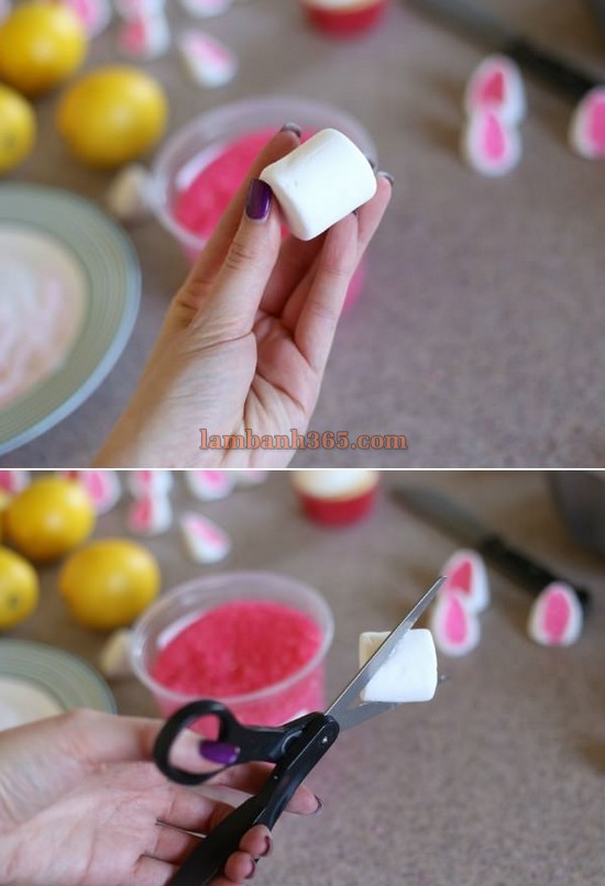 Cách làm cupcake thỏ Bunny đáng yêu