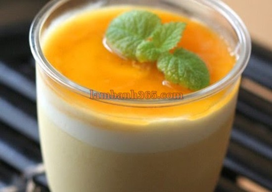 Cách làm custard xoài cực đơn giản