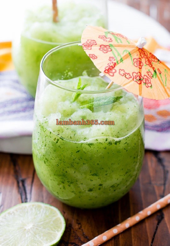 Cách làm đá tuyết Mojito chanh cực đã