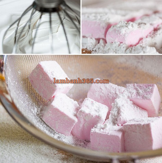 Cách làm kẹo dẻo marshmallows bạc hà nhúng socola quyến rũ!