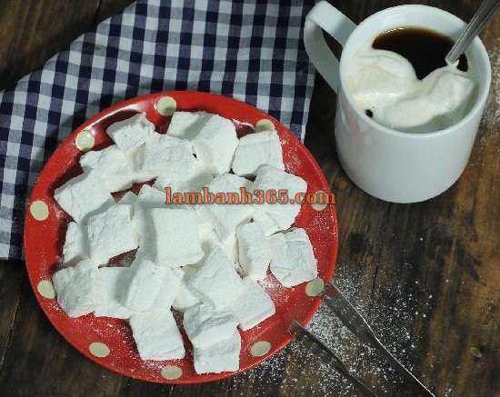 Cách làm kẹo dẻo Mashmallow