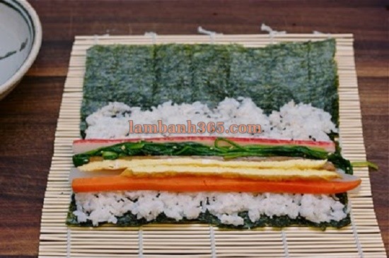 Cách làm kimbap chiên xù giòn rụm