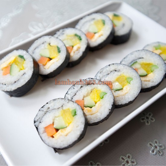 Cách làm kimbap Hàn Quốc ngon tại nhà