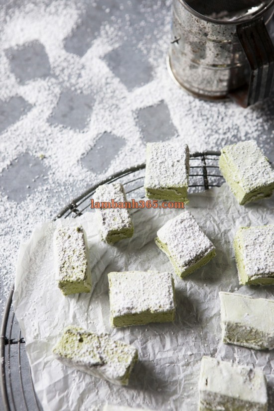 Cách làm Matcha Marshmallow ngọt ngào