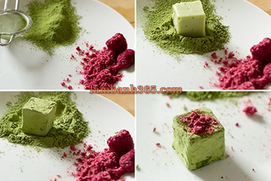 Cách làm matcha truffle ngọt ngào