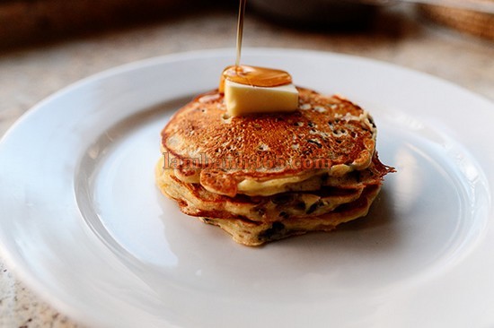 Cách làm pancake từ gạo lứt đen bổ dưỡng