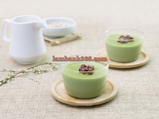 Cách làm bánh Panna Cotta tà xanh thơm mát