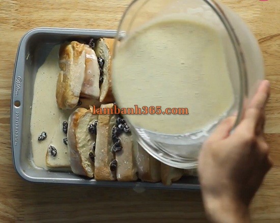 Cách làm Pudding Bread