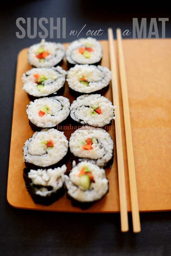 Cách làm Sushi rau củ