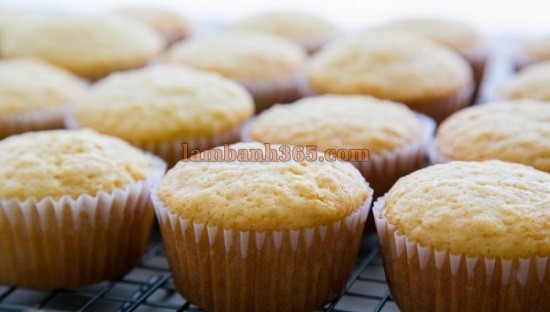 Cách làm bánh cupcake mứt quả cherry xinh xắn