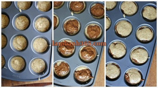 Cách làm bánh muffin chuối hạnh nhân siêu hấp dẫn