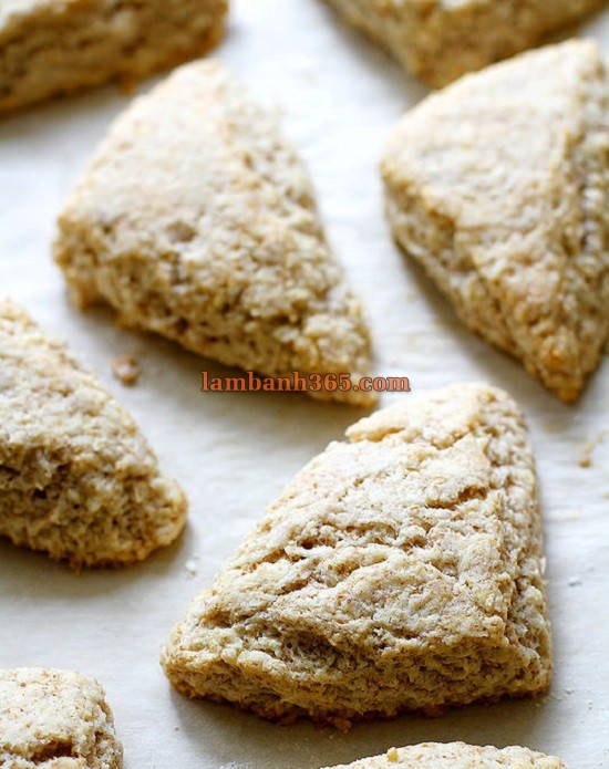 Cách làm bánh scones chanh dừa mới lạ