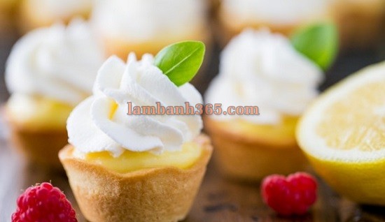 Cách làm bánh tart chanh mát lành