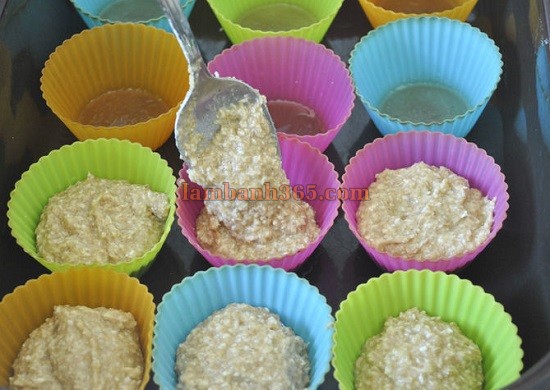 Cách làm muffin dừa vụn thanh mát