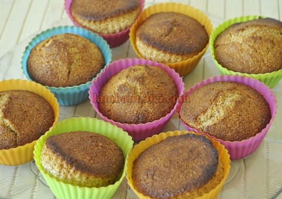 Cách làm muffin dừa vụn thanh mát