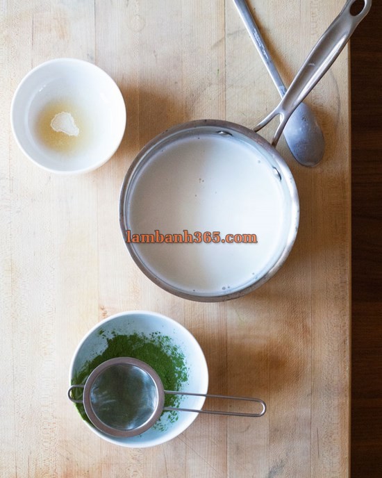 Cách làm panna cotta matcha đơn giản