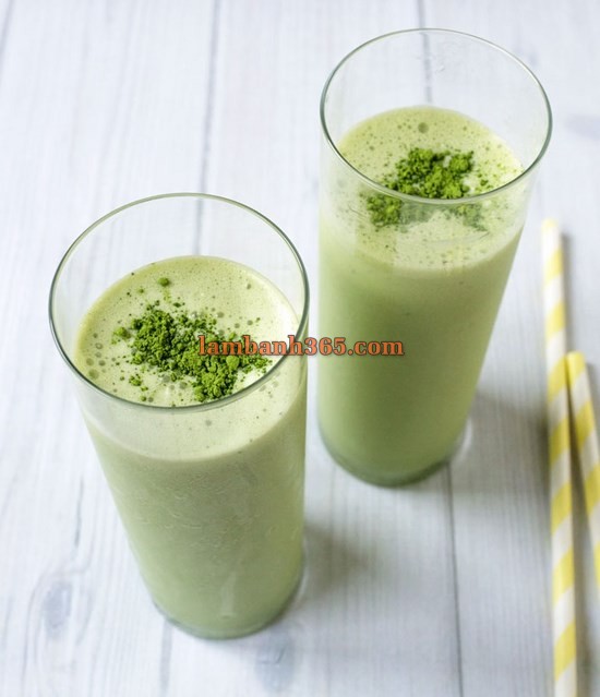 Cách làm sữa lắc matcha nhanh gọn