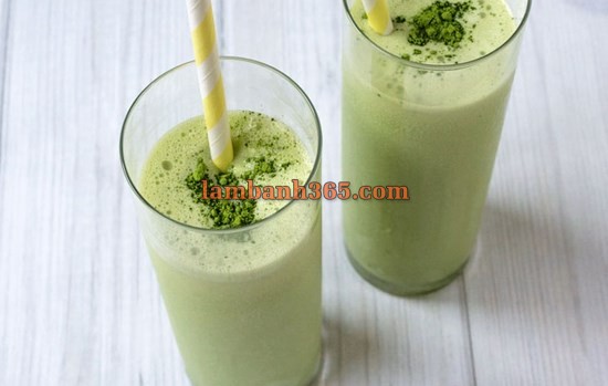 Cách làm sữa lắc matcha nhanh gọn