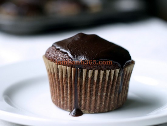 Cupcake chocolate dừa béo ngậy