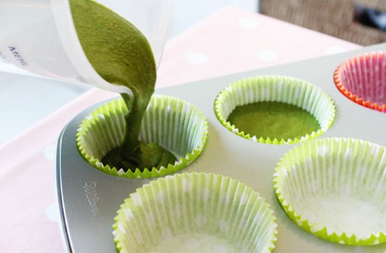 Cupcake trà xanh giải nhiệt mùa hè