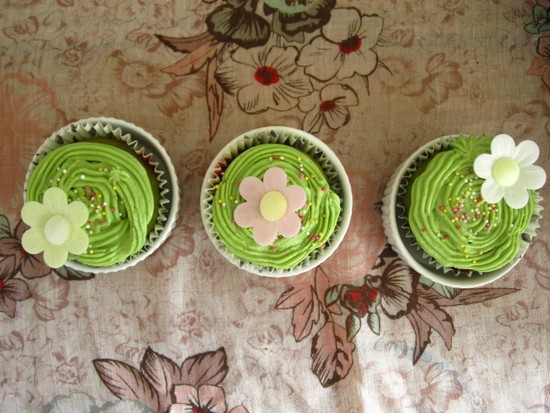 Cupcake trà xanh giải nhiệt mùa hè