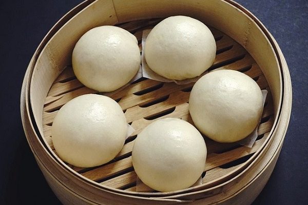 hấp bánh bao không nhân