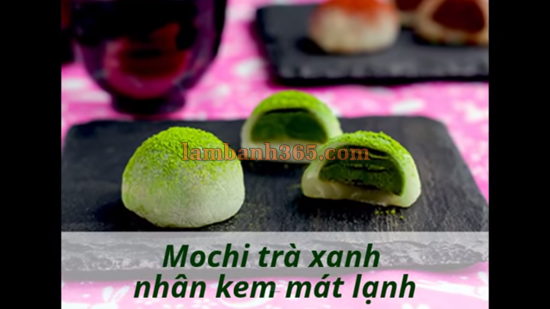 Cách làm bánh Mochi trà xanh ngọt ngào!