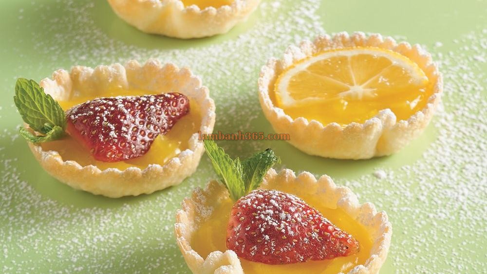 Bánh Tarts mini vị trái chanh ngon tuyệt cú mèo!