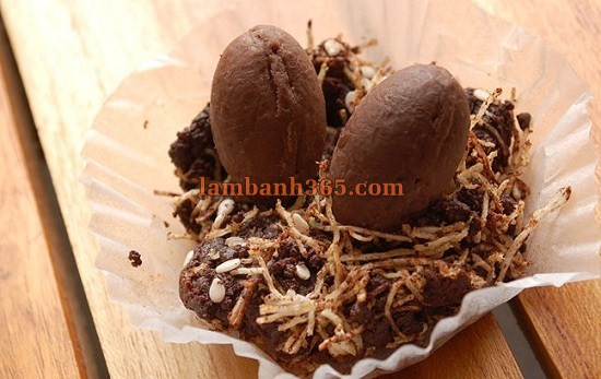 Học làm chocolate hình tổ chim siêu đáng yêu