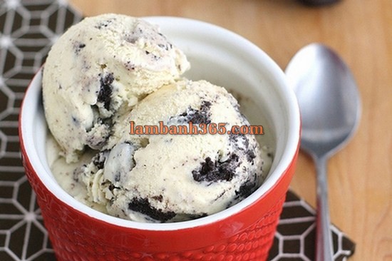 Học làm kem cookies Oreo ăn là mê