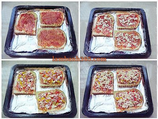 Học làm Sandwich “pizza” nhanh siêu tốc cho bữa sáng ngon lành