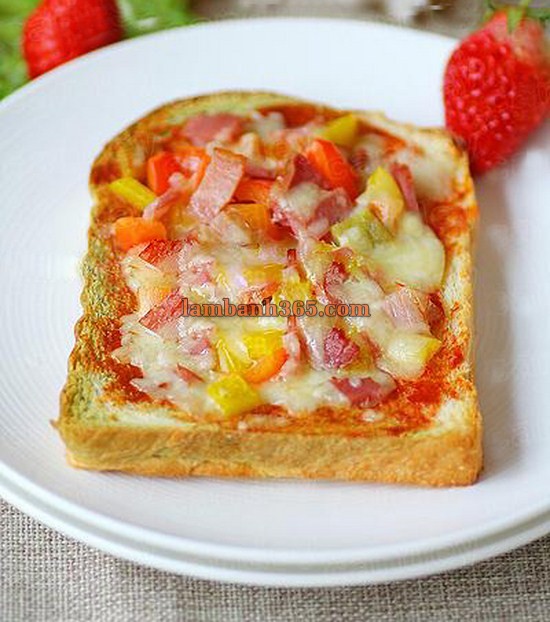 Học làm Sandwich “pizza” nhanh siêu tốc cho bữa sáng ngon lành