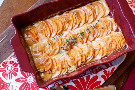 Làm khoai lang nướng Hasselback ngon – độc – lạ