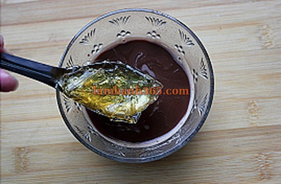 Làm pudding cacao 2 tầng mát lạnh